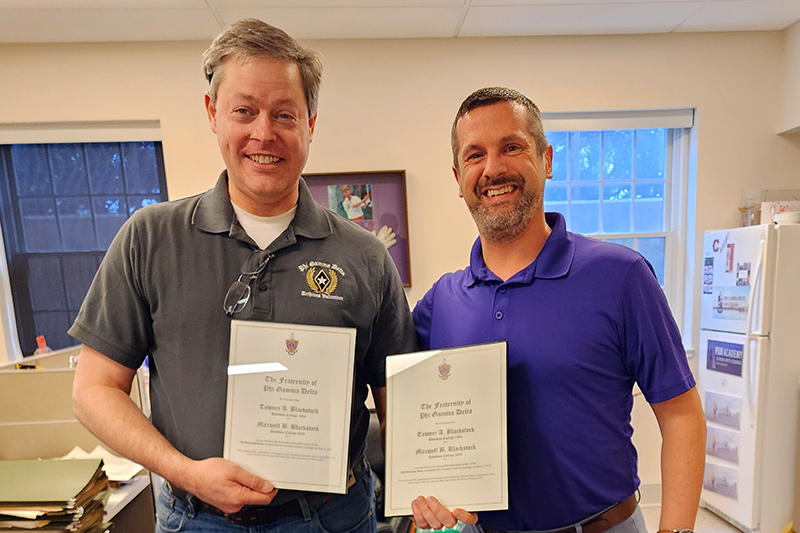 Towner (Davidson 1994) & Max Blackstock (Davidson 2029) - Sire & Son Certificates