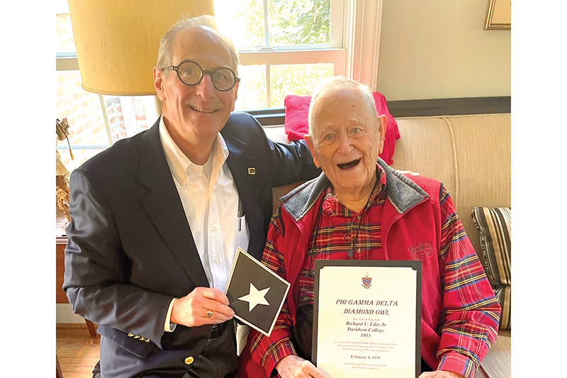 Richard Liles (Davidson 1953) - Diamond Owl