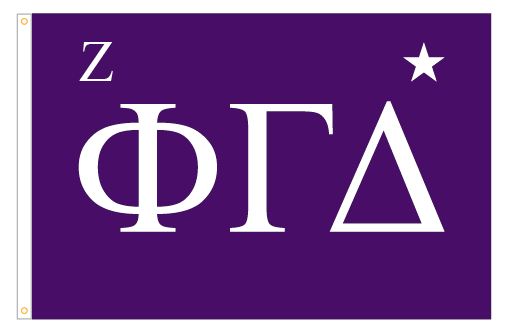 3x5 Flag with Greek Designation