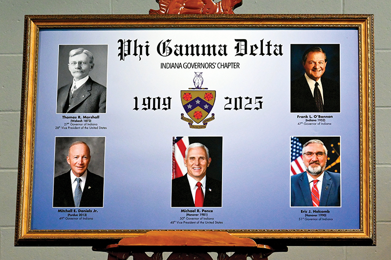 Indiana Governors: Marshall, O'Bannon, Daniels, Pence & Holcomb