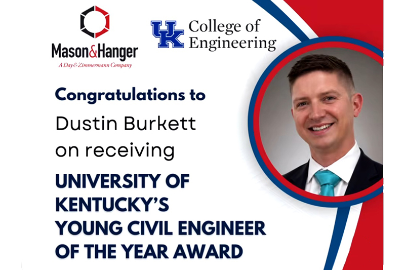 Dustin Burkett (Kentucky 2018) - Young Civil Engineer of the Year 2026
